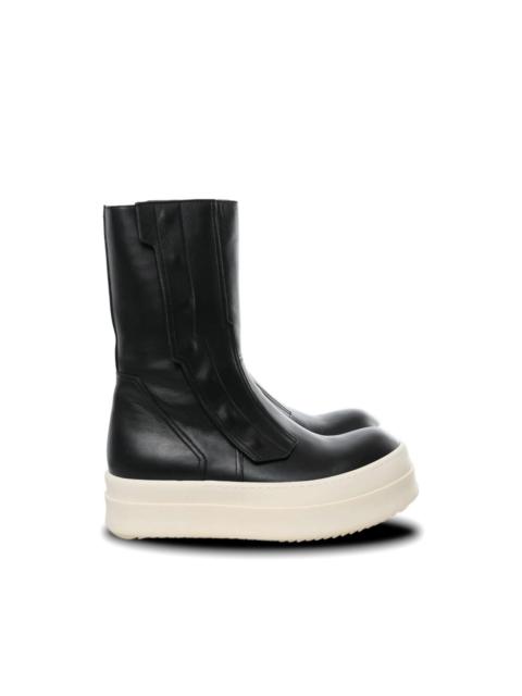 platform zip sneakers