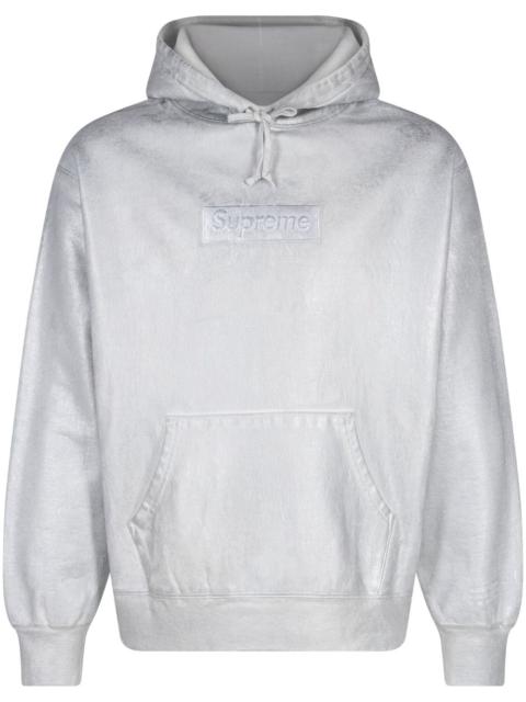 x MM6 Maison Margiela foil box logo hoodie