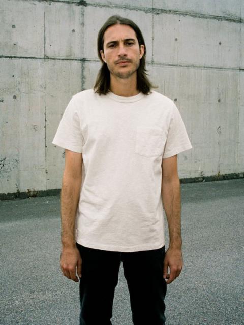 Roy Heavy Slub T-Shirt Ecru