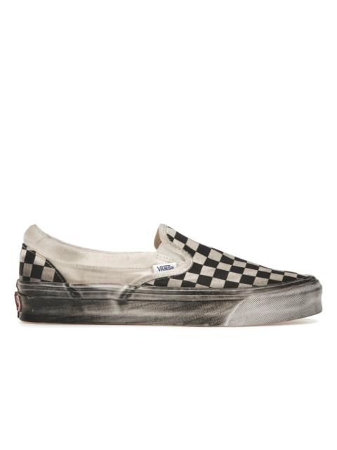 Vans Vault UA OG Classic Slip-On LX Stressed Black Checkerboard