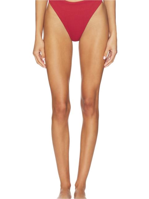 Ribbed Lycra Mah Hotpants Bikini Bottom