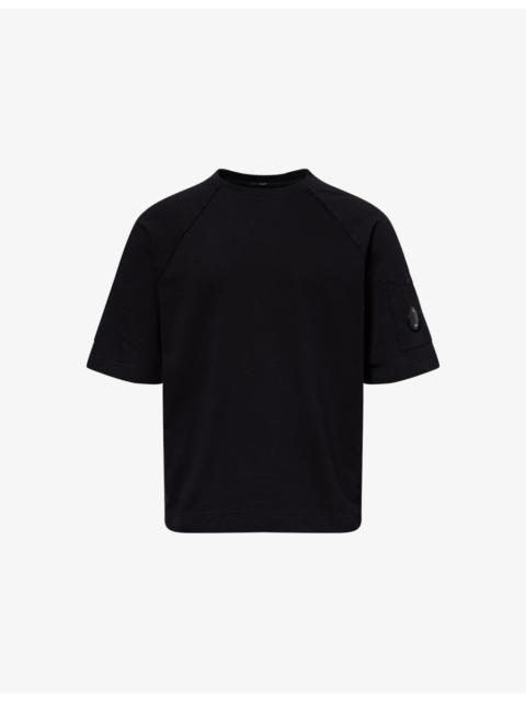 Boxy Crewneck Cotton-Jersey T-Shirt