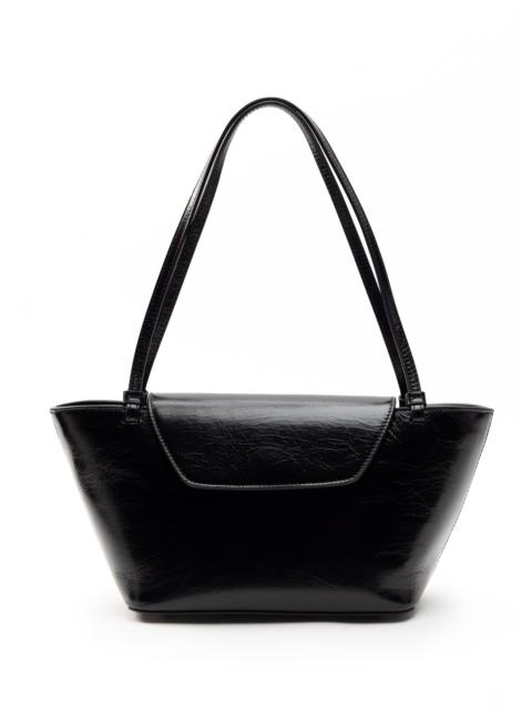 Courrier Tote Vintage Leather Black
