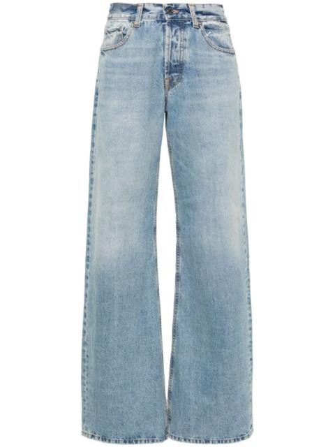 wide-leg jeans