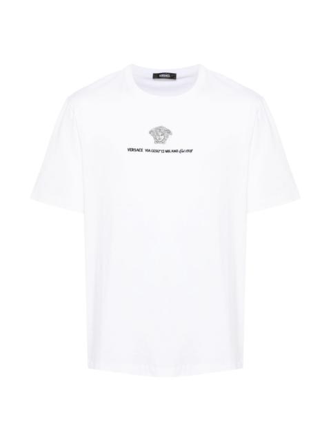 MEDUSA MILANO EMBROIDERED T-SHIRT