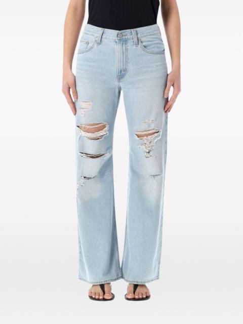 Loose Boot denim trousers