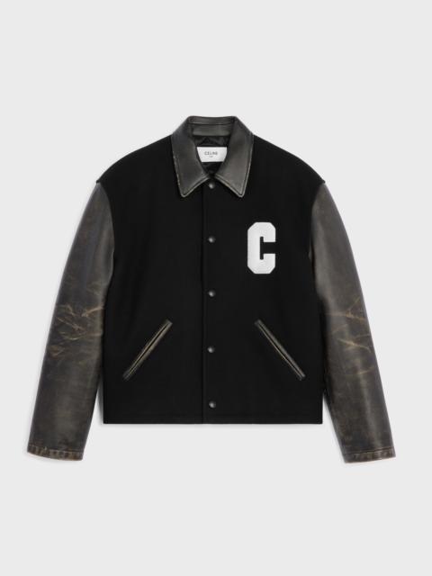 teddy jacket IN WOOL FELT