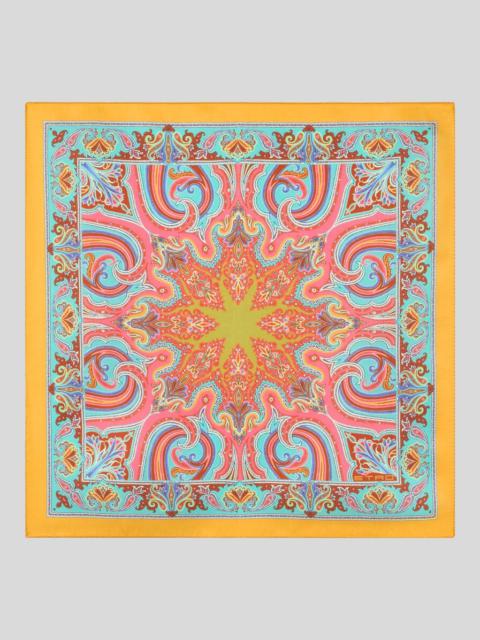 PAISLEY SILK POCKET SQUARE