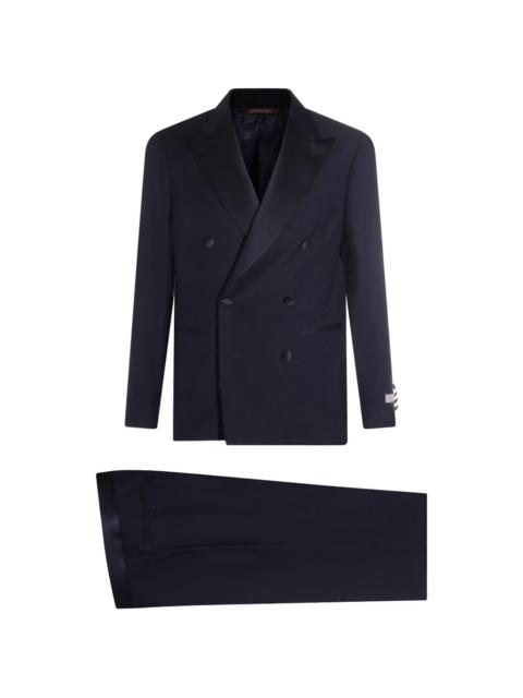 double-breasted shawl collar suit