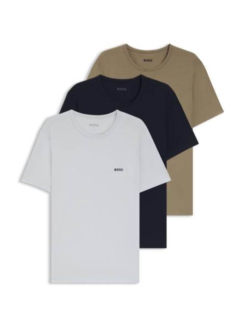 THREE-PACK OF COTTON UNDERWEAR T-SHIRTS