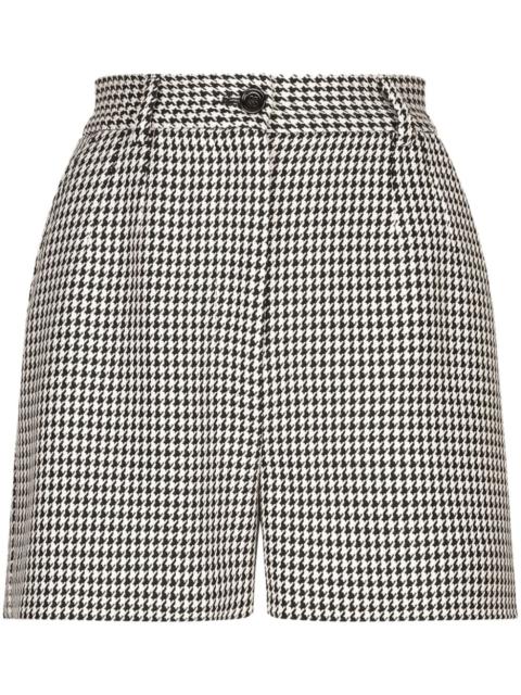 tartan check shorts