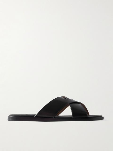Ockley Leather Sandals Black