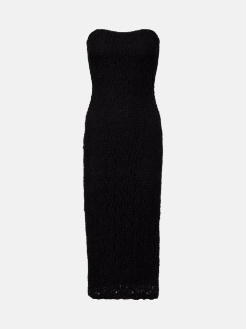 Elegante Luciana strapless midi dress