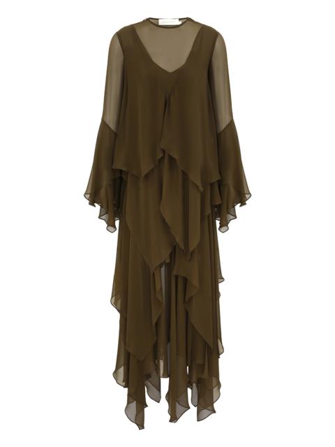 MEMENTO CASCADING MAXI DRESS