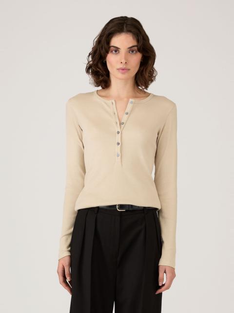 Ribbed Henley
