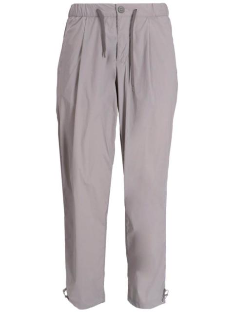 drawstring loose-fit trousers