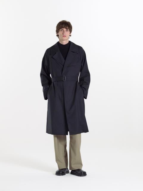 Laggan Belted Wool Gabardine Trench Coat