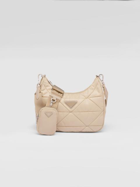 Padded Re-Nylon shoulder bag