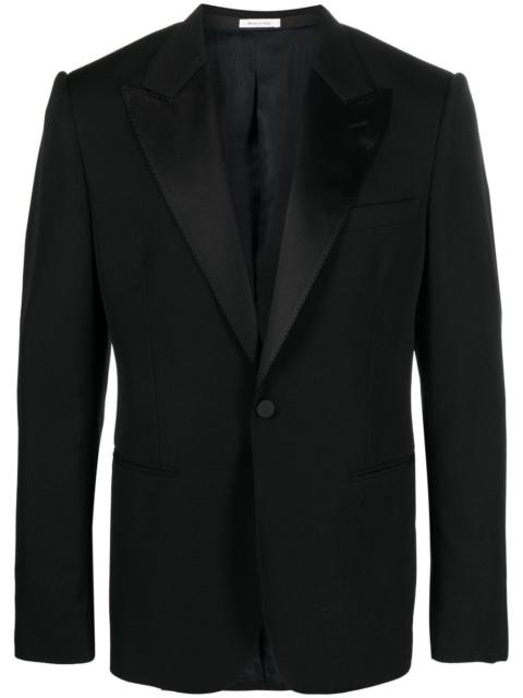 silk lapels blazer