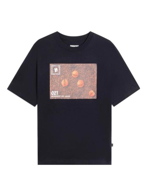 Li-Ning Hoops Graphic Loose Fit T-shirt 'Black' AHSSB01-4