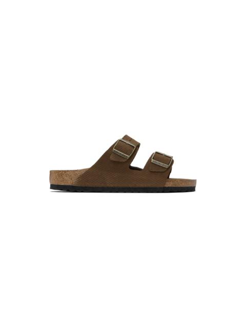 Brown Regular Arizona Sandals