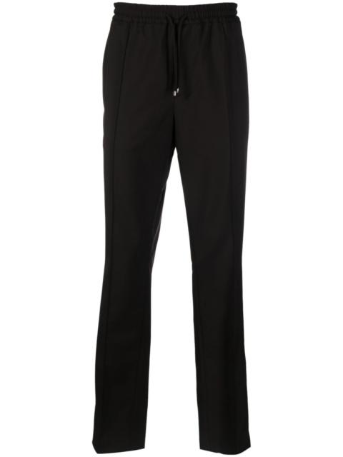 straight-leg drawstring trousers