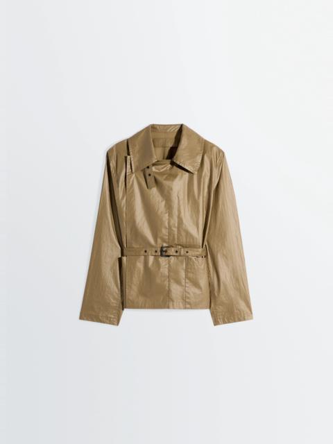 LIGHT WRAP JACKET IN LIGHT COATED COTTON