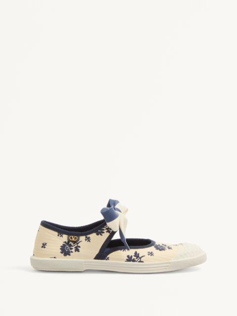 BAY BY BAY BALLERINA SNEAKERS IN PAPIER FLORAL FABRIC