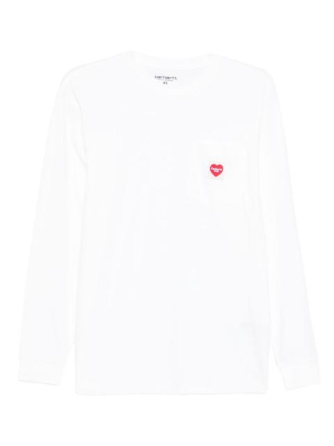 Pocket Heart long-sleeve T-shirt