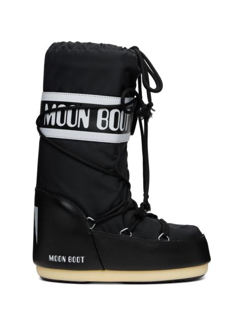 Black Icon Nylon Boots