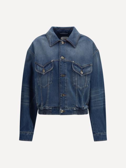 Cotton denim Blouson