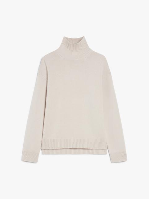 MARTA Wool and cashmere polo-neck sweater