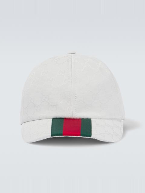 Web Stripe GG Canvas baseball cap