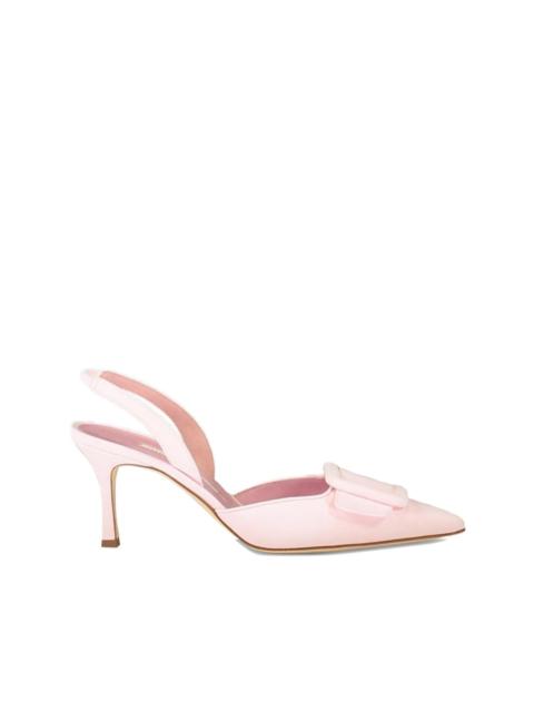 Maysli buckle slingback pumps
