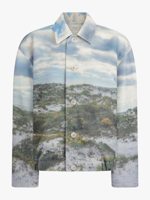 FULL PRINTED JACKET OCEAN | BLUE