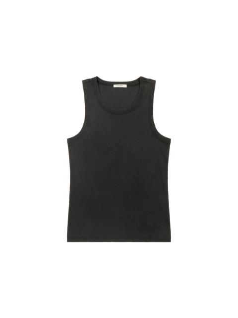 RIB TANK WASHED BLACK