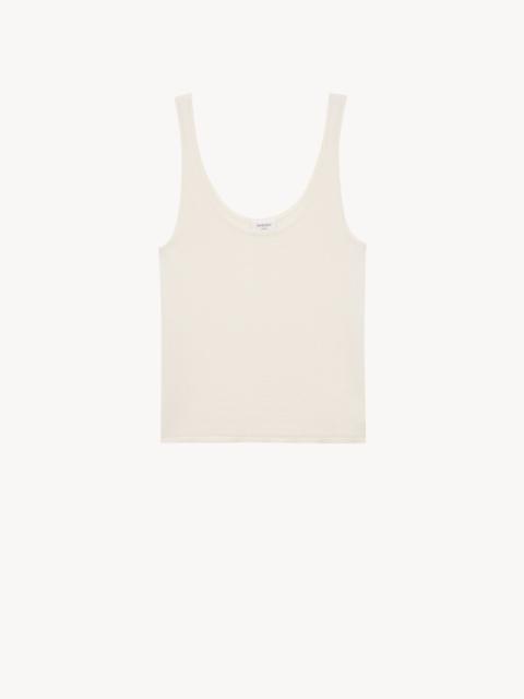 TANK TOP IN CASHMERE, WOOL, AND SILK