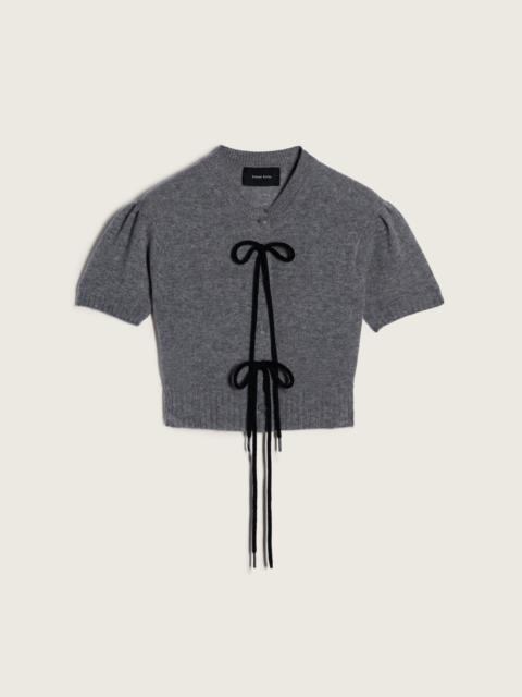 Cropped Cashmere Cardigan