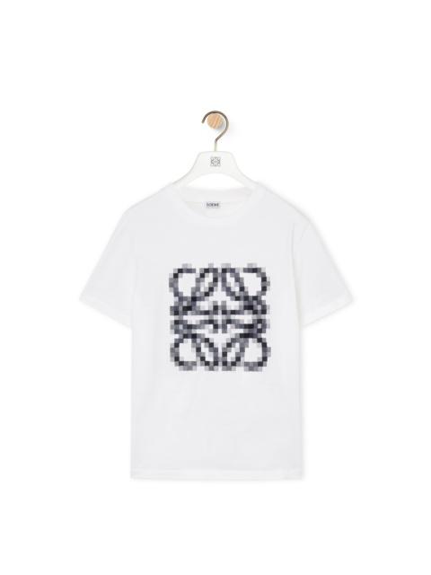 Pixelated Anagram regular fit T-shirt in cotton