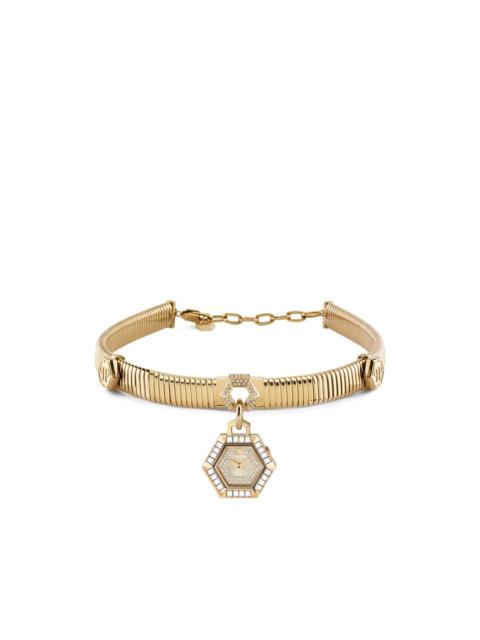 hexagon 27mm neklace watch