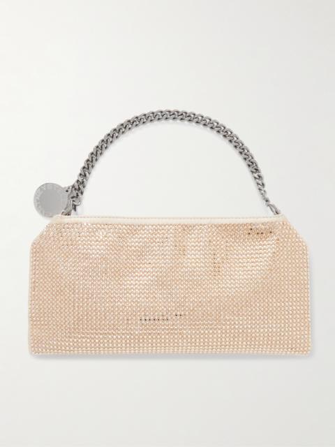 Crystal-embellished Canvas Shoulder Bag