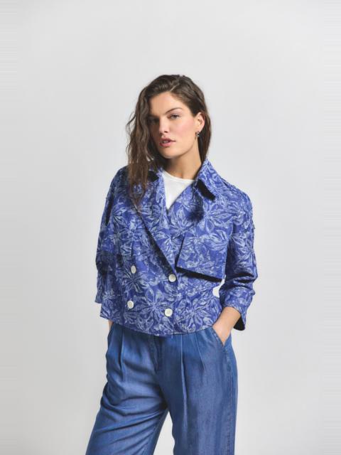 ELIJAH CROPPED TRENCH JACKET