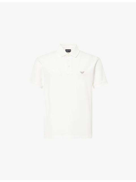 Logo-Embroidered Short-Sleeve Pique-Cotton Polo Shirt