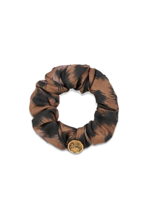 animal-patterned scrunchie