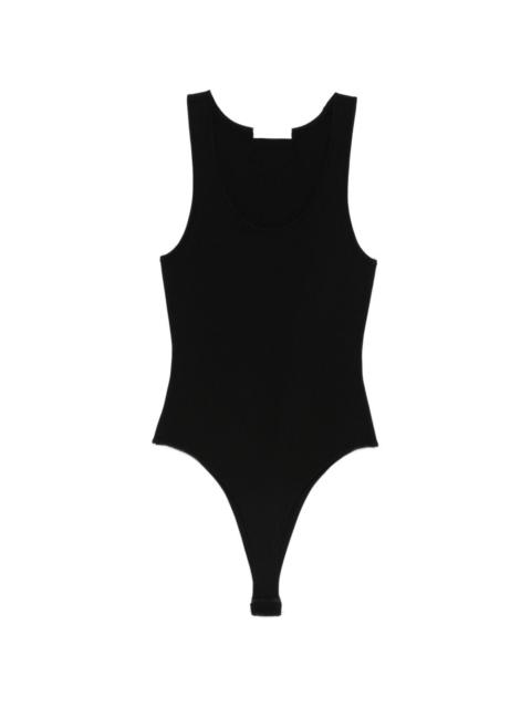 scoop-neck bodysuit