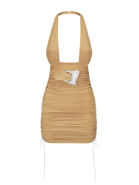 KITTY DRESS BISCOTTI