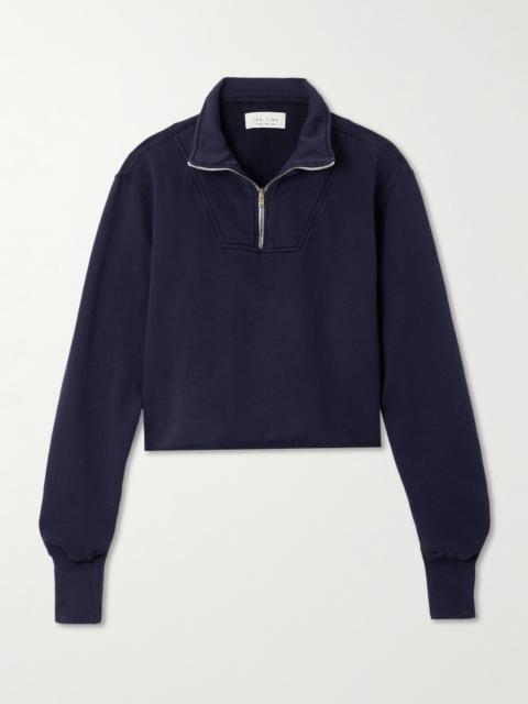 Haley Cropped Cotton-jersey Sweatshirt