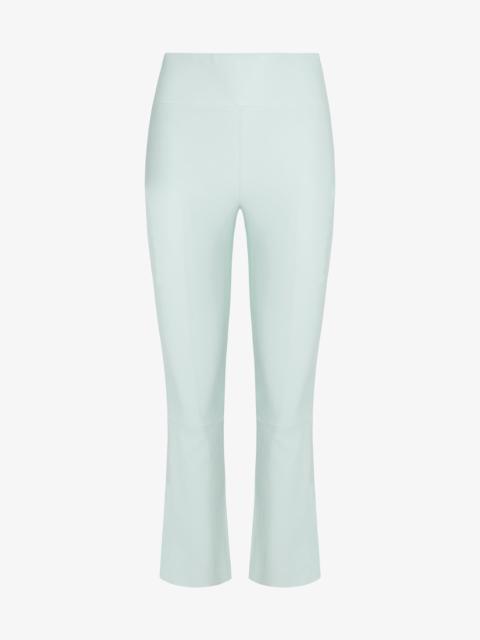 GRACE LEATHER CROP FLARE