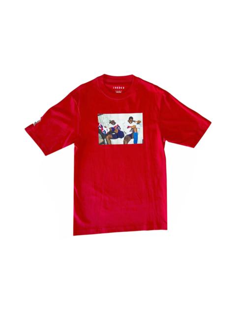 Jordan x Trophy Room "New Sheriff In Town" T-Shirt Red/White