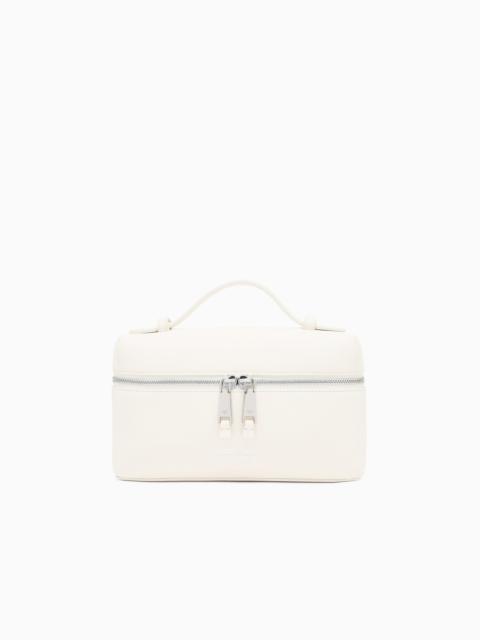 NAPPA LEATHER VANITY CASE WITH SHOULDER STRAP
